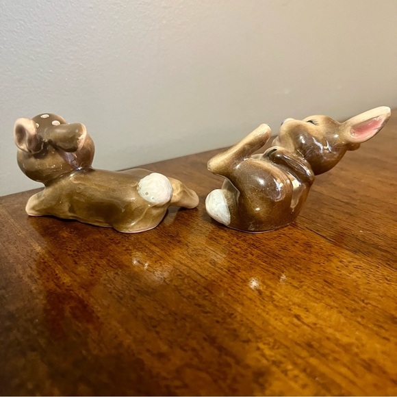 Japan China Thumper/Rabbit/Bunny Salt and Pepper Shakers. Vintage and rare - Picture 6 of 6